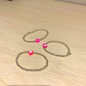 Preppy Pink Bracelets